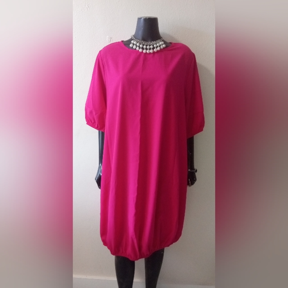 Plus Size Women's Shirt Dress